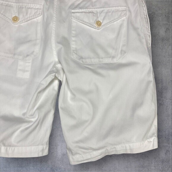 Ralph Lauren Sport Cargo Shorts Womens Sz 6 White Summer Travel Coastal Vacation - Picture 7 of 12